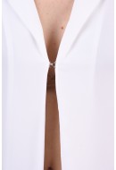 Camasa Dama Vero Moda Vmgiselle V-Neck Bright White